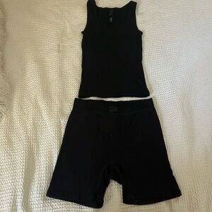 SKIMS Cotton Rib Boxer Set